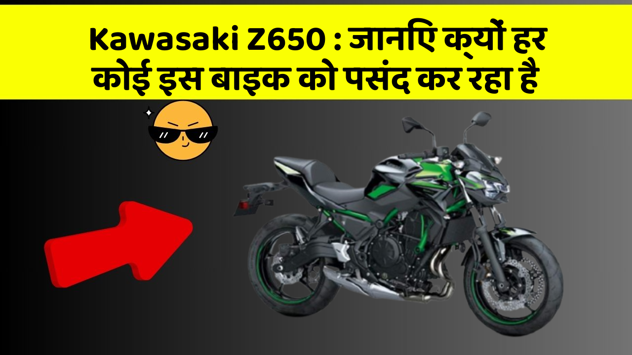Kawasaki Z650: जानिए क्यों हर कोई इस बाइक को पसंद कर रहा है