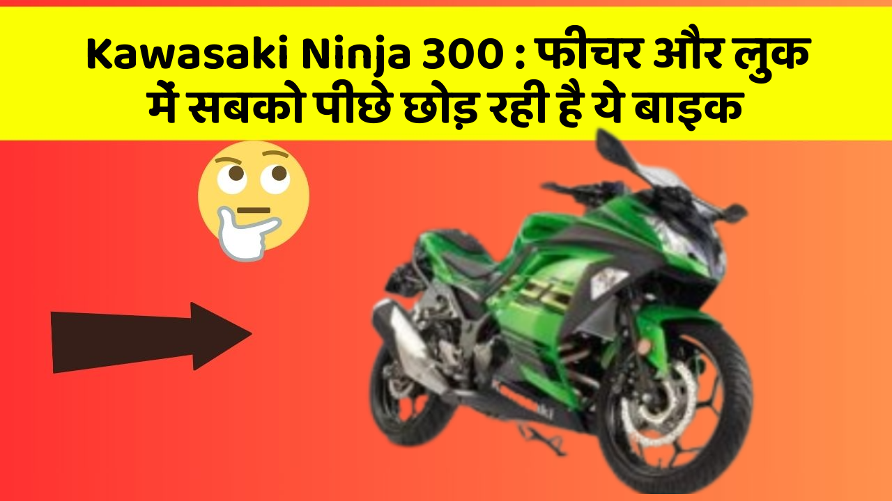 Kawasaki Ninja 300: फीचर और लुक में सबको पीछे छोड़ रही है ये बाइक